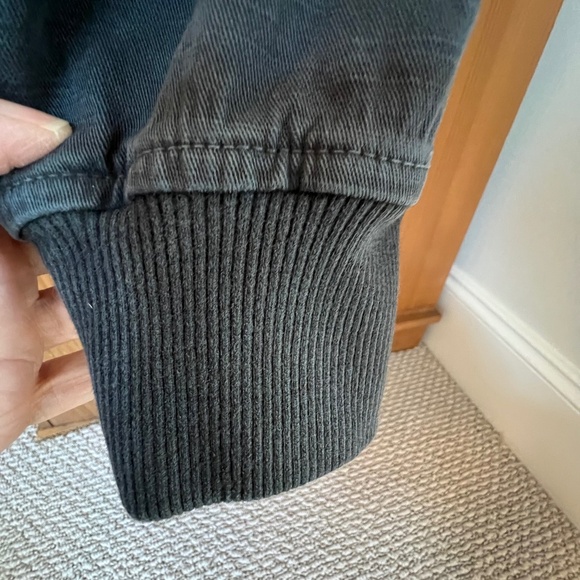 James Perse Mixed Media Utility Jumpsuit, Black, James Perse Size 1, NWT - Picture 7 of 16